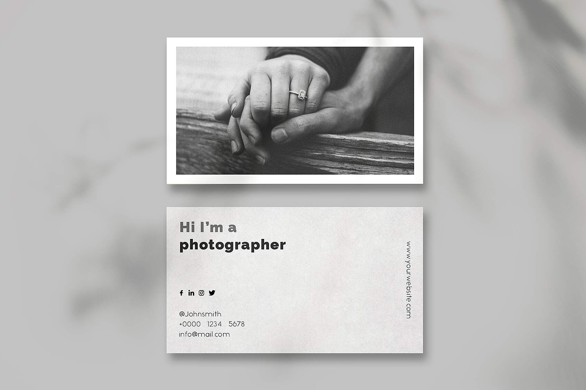 Photography Business Card, a Business Card Template by Saman Osama (Photo 1 of 4)