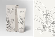 Flowers Neroli. Vector Botanical set, an Object Graphic by ON_lineart_store (Thumbnail 2 of 10)
