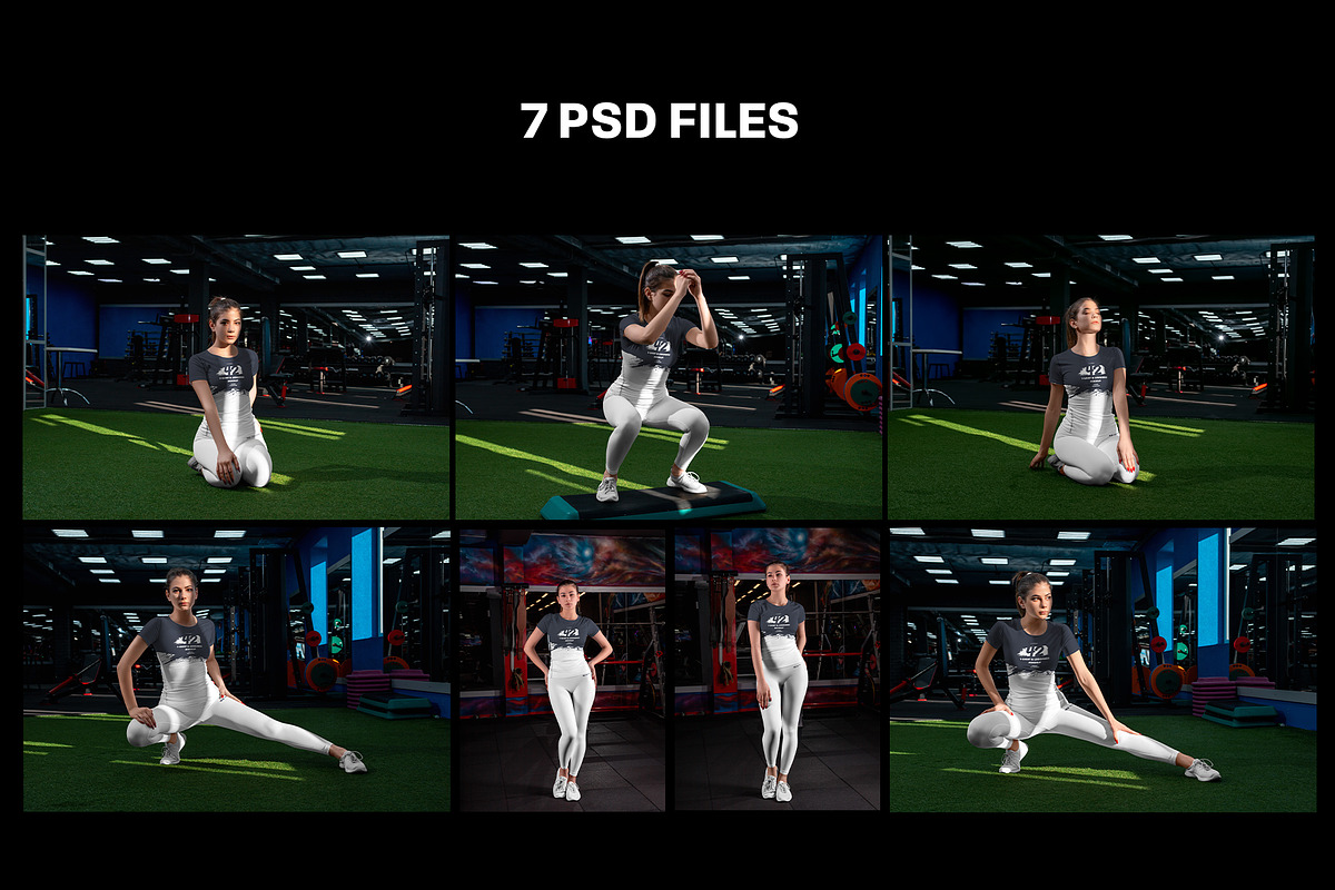 Sports T-Shirts and Leggings Mockups, a Shirt Mockup by Grow Design Craft Studio (Photo 7 of 7)