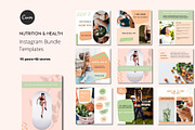 Nutrition Instagram Templates Health, a Social Media Template by Deepa Template Studio (Thumbnail 2 of 12)
