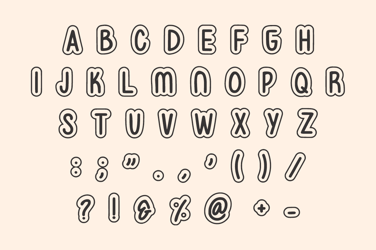 Christmas Party, a Handwritten Font by Fourteen Letter (Photo 3 of 6)
