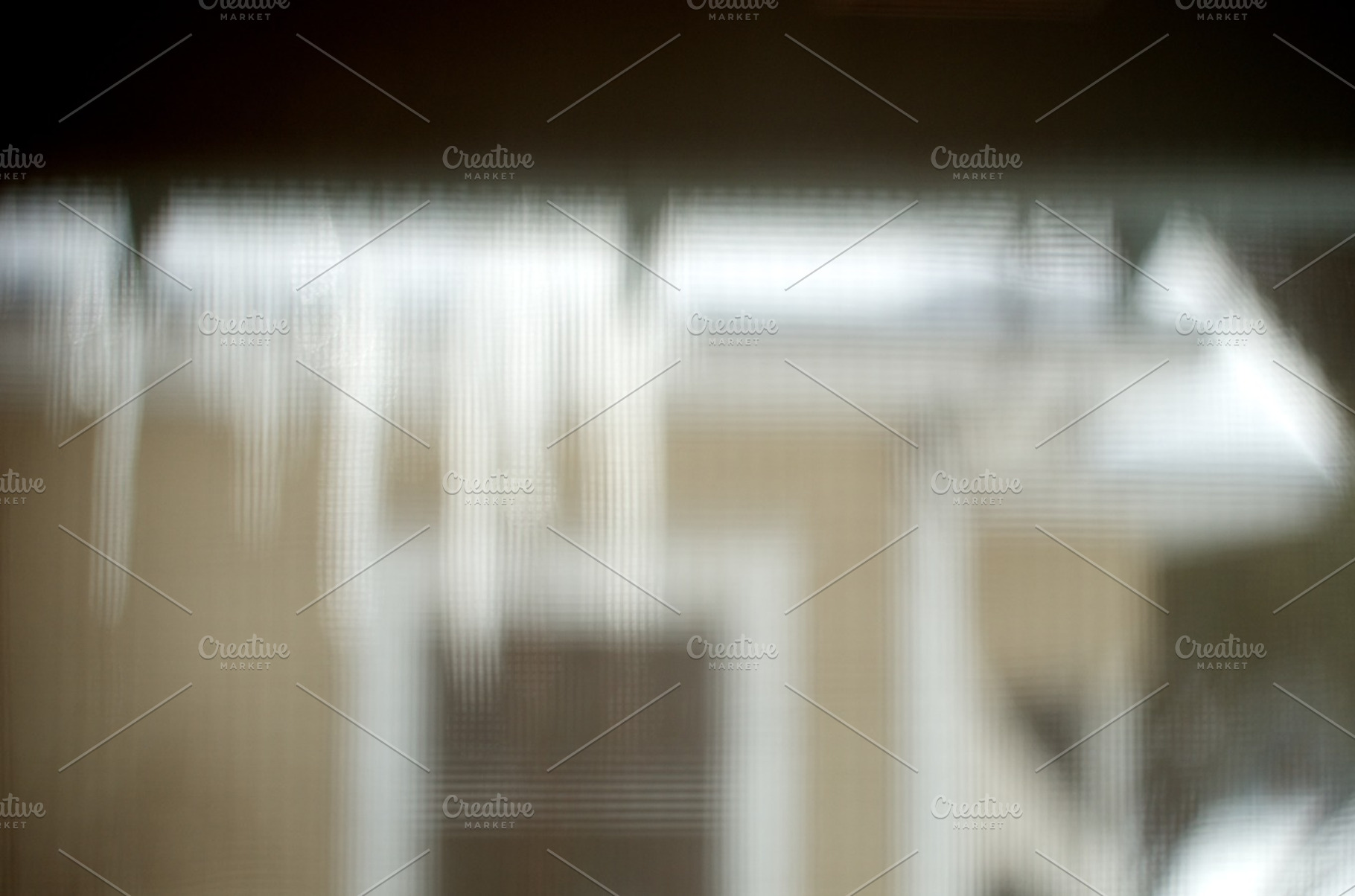 Icicles Through A Screen
