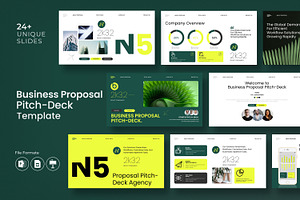Business Proposal Pitch-Deck, a Presentation Template by Creative-Work