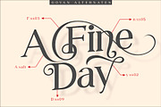 Syailendra - Modern Serif With Tail, a Serif Font by Khoir (Thumbnail 7 of 16)