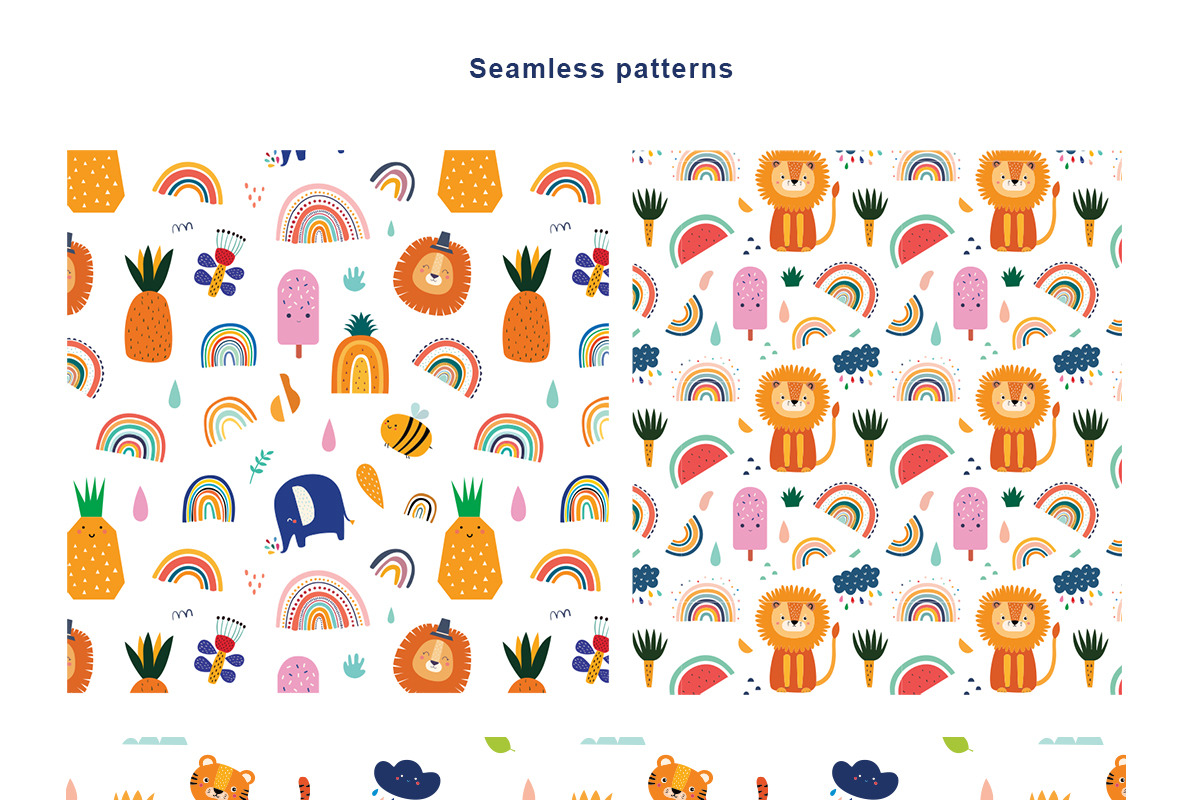 African animals baby collection, an Animal Illustration by MoleskoStudio (Photo 11 of 13)