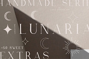 Lunaria - Handmade Serif Font, a Serif Font by Laras Wonderland (Thumbnail 1 of 11)