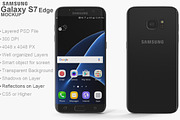 Samsung Galaxy S7 Edge Black Mockup, an Android Mockup by PSD Mockups (Thumbnail 5 of 7)