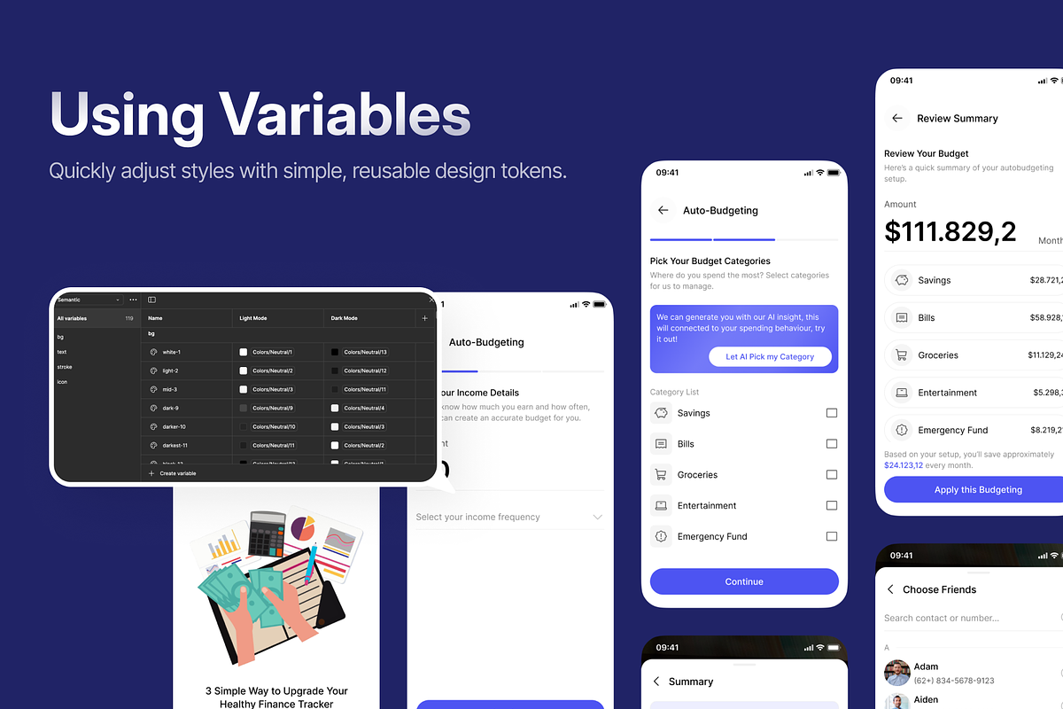 Wallet+ - E-Wallet App UI Kit preview 5