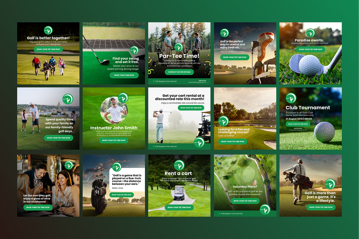 15 Golf Social Media, a Social Media Template by Sincerely Media (Photo 6 of 7)