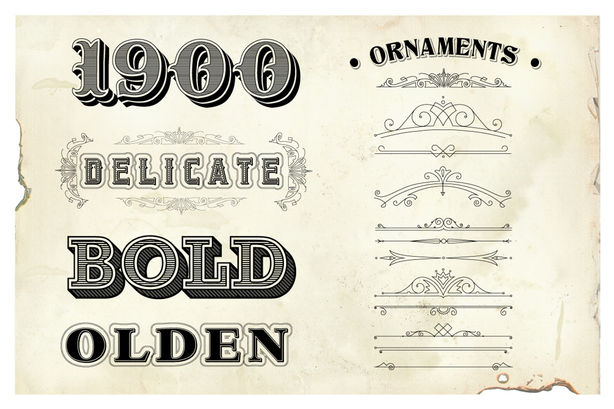 Penman Vintage Graphic Style Kit preview 5