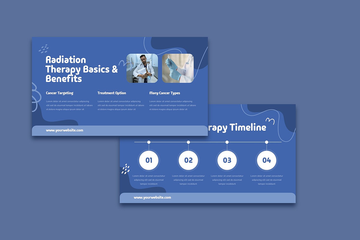 Radiation Therapy Patient Education, a Presentation Template by BumbleGraph Studio (Photo 3 of 5)