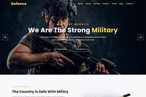 Military Recruitment & Defense Web