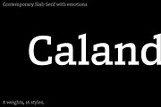 Calanda, a Slab Serif Font by Hoftype (Thumbnail 1 of 26)
