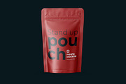 Stand Up Pouch Mockup Front view, a Cups & Container Mockup by easymock (Thumbnail 9 of 12)