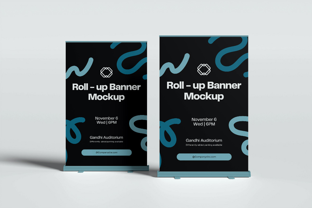 Roll Up-Banner Mockup, a Product Mockup by xavier_studio (Photo 5 of 5)