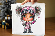 Whimsical Valentine Nurse Girls Clip, a Seasonal Illustration by Rose Art (Thumbnail 5 of 7)