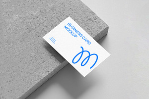 Minimal Business Card Mockup, an Advertising Mockup by Templeste