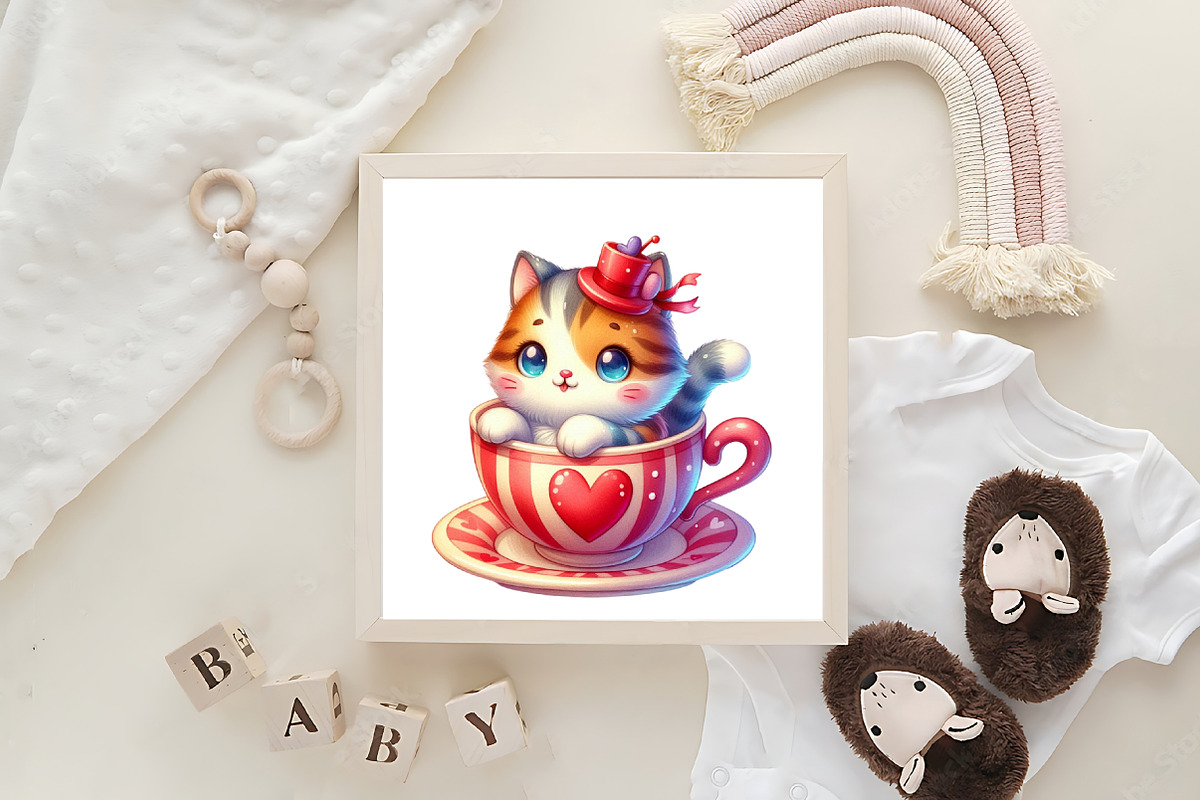 VALENTINE Cute Cartoon, an Illustration by DreamArtGraphic (Photo 3 of 6)