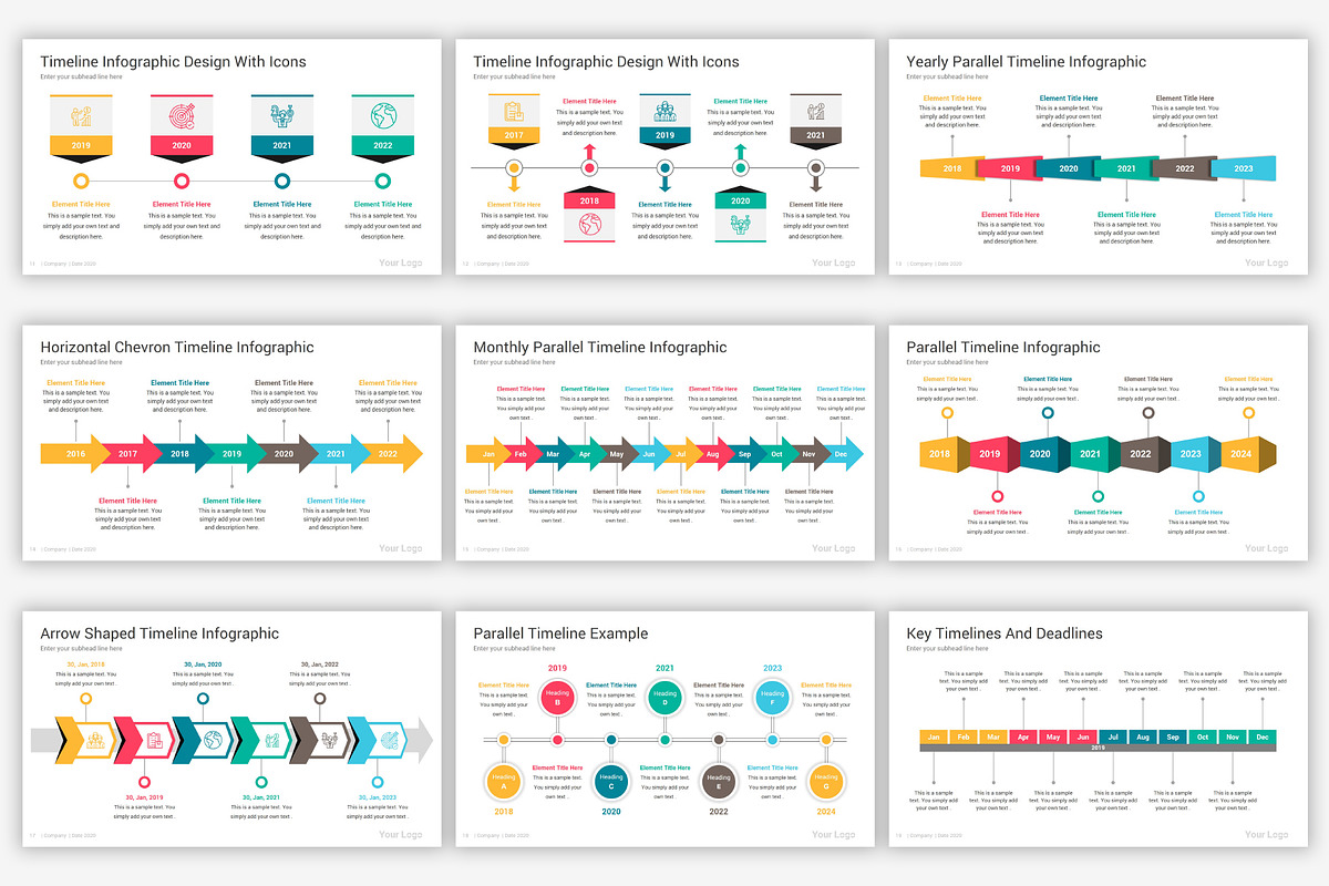 Timeline PowerPoint Template, a Presentation Template by SlideOne (Photo 6 of 12)