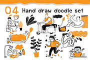 Hand Draw Doodle Set, a Person Illustration by Huza Studio (Thumbnail 5 of 7)
