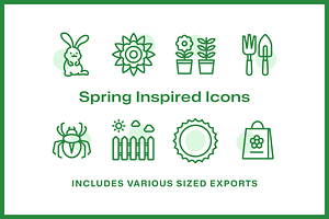 36 Spring Garden Icons