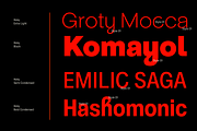 ZT Hoky Geometric - 54 Fonts, a Sans Serif Font by zelow type (Thumbnail 6 of 15)