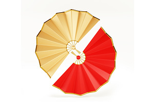 3d Chinese And Japanese Hand Fans