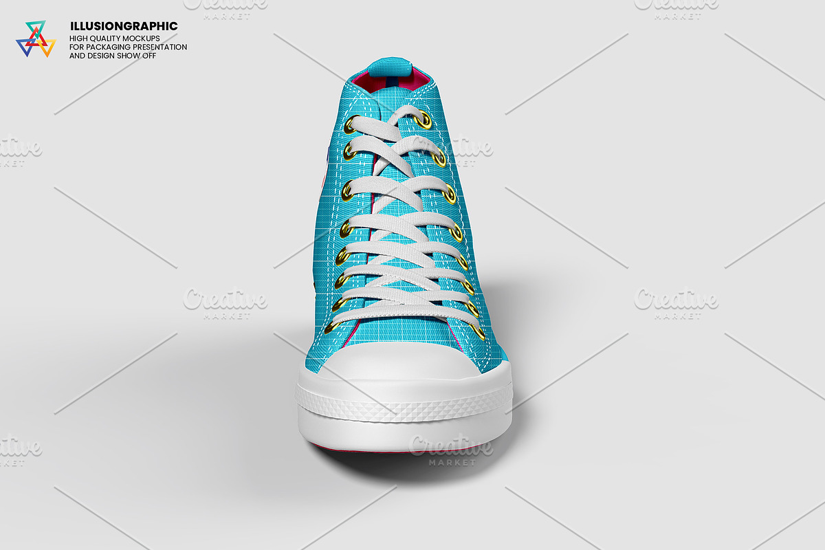 Sneakers Shoes Mockup - 9 views, a Packaging Mockup by Illusiongraphic (Photo 28 of 28)
