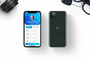 iPhone X Business Card