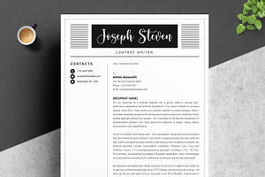 Modern Resume / CV Template For Word