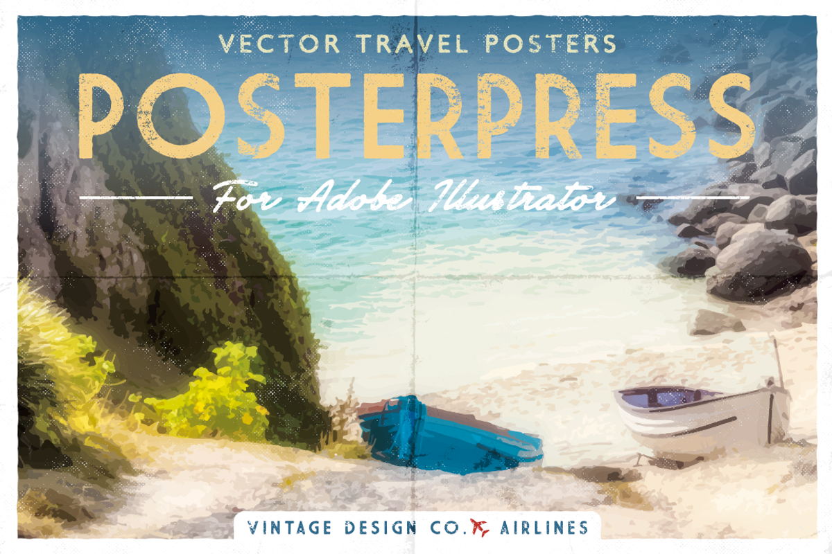 PosterPress for Illustrator, an Action Add-On by Ian Barnard (Photo 1 of 4)