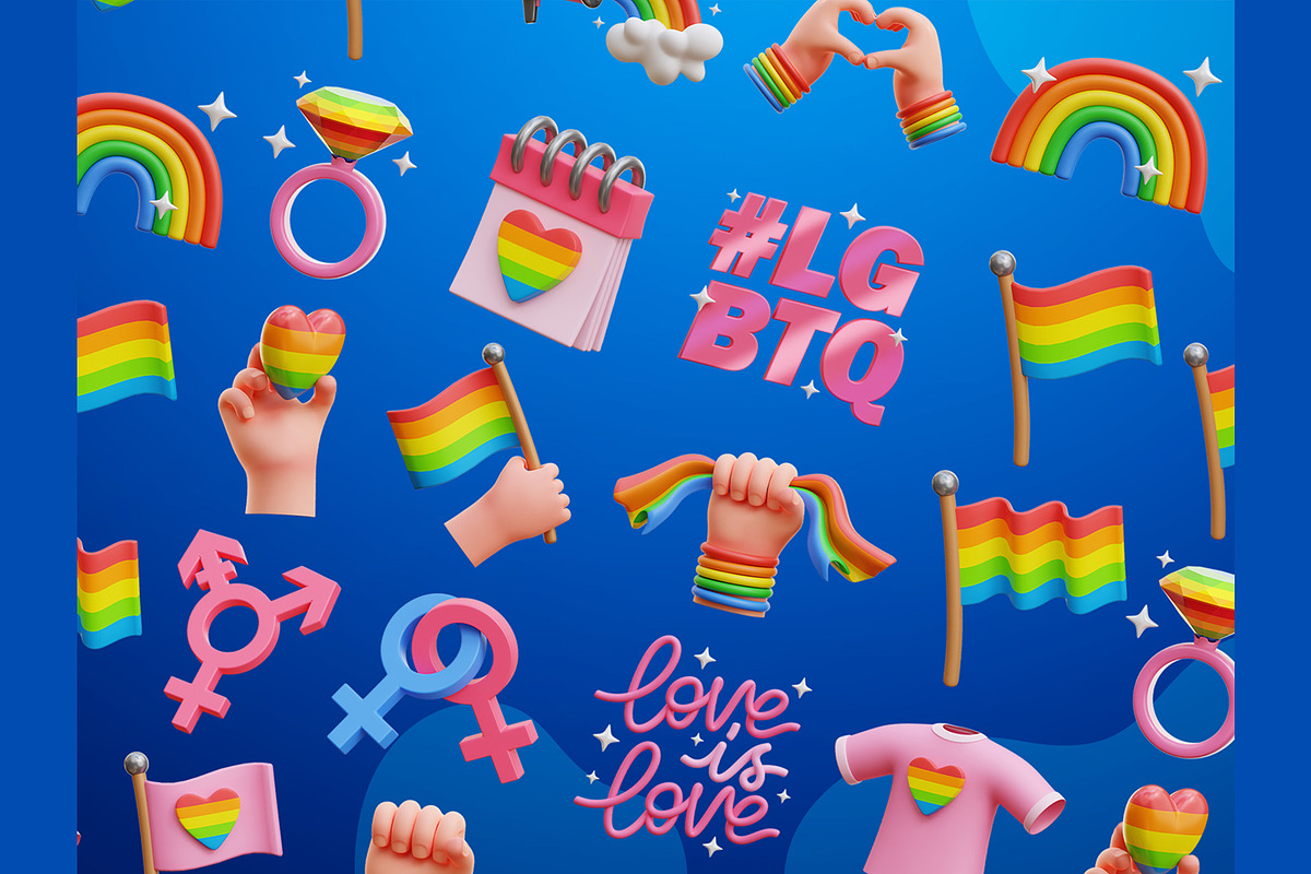 LGBTQ 3D Icons, an Object 3D Model by Rakata Studio (Photo 6 of 7)