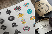 102 Retro Badges, Labels and Crests, a Branding & Logo Template by Graphicdome (Thumbnail 4 of 5)