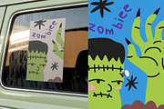 Trick or Treat. Halloween clipart, a Seasonal Illustration by Luamor (Thumbnail 3 of 10)