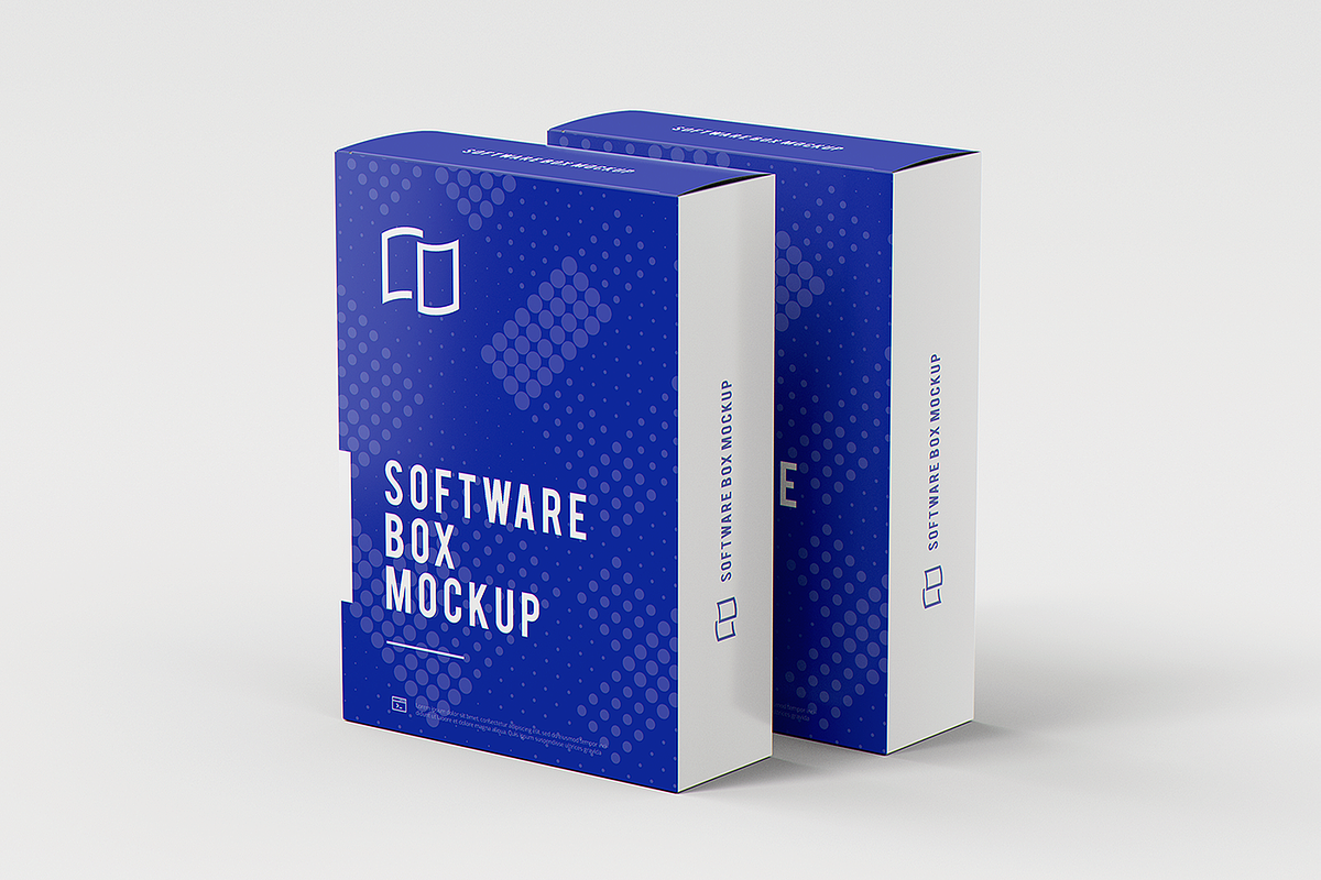 Software Box MockUp, a Cups & Container Mockup by coloformia (Photo 7 of 16)