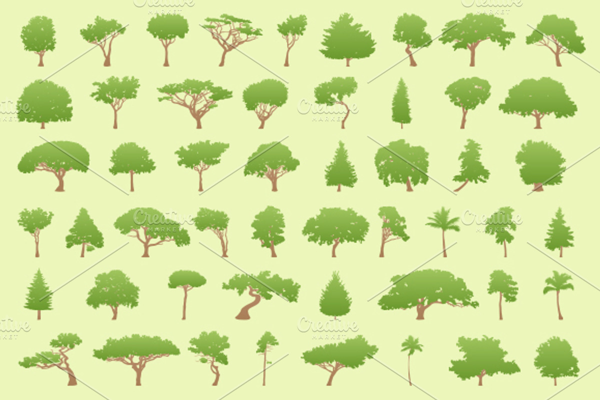 Collection Of 51 Tree, an Illustration by Mantas Bac (Photo 5 of 5)