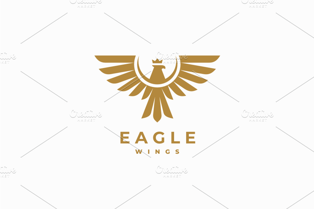 Eagle Wings Logo Template, a Branding & Logo Template by yopie (Photo 1 of 3)