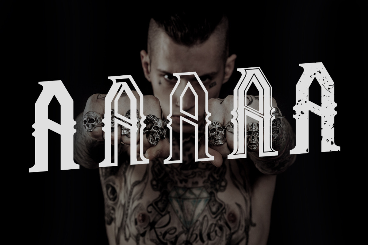Bongoknian Typeface, a Slab Serif Font by Arterfak Project (Photo 2 of 6)