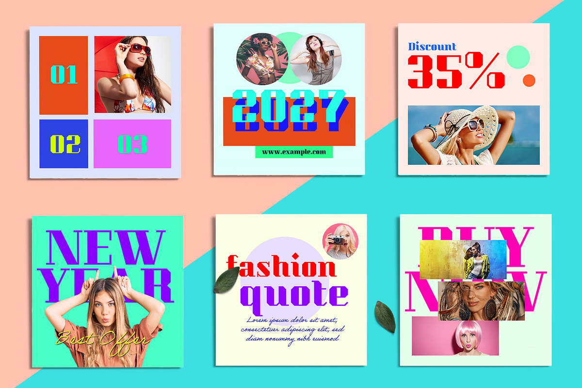 New Year 2027 Fashion Social Media, a Social Media Template by ContestDesign (Photo 1 of 6)