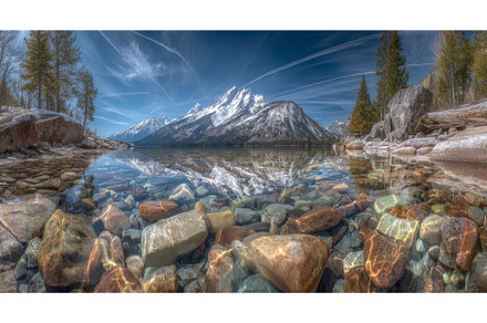 Near Yellowstone, Jackson Lake in, a Nature Photo by ZinetroN