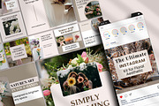 Flower Instagram Canva Social Media, a Social Media Template by Snapybiz (Thumbnail 10 of 10)