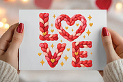 Faux Yarn Valentine Png Valentines, an Illustration by DreamPrint404 (Thumbnail 6 of 8)