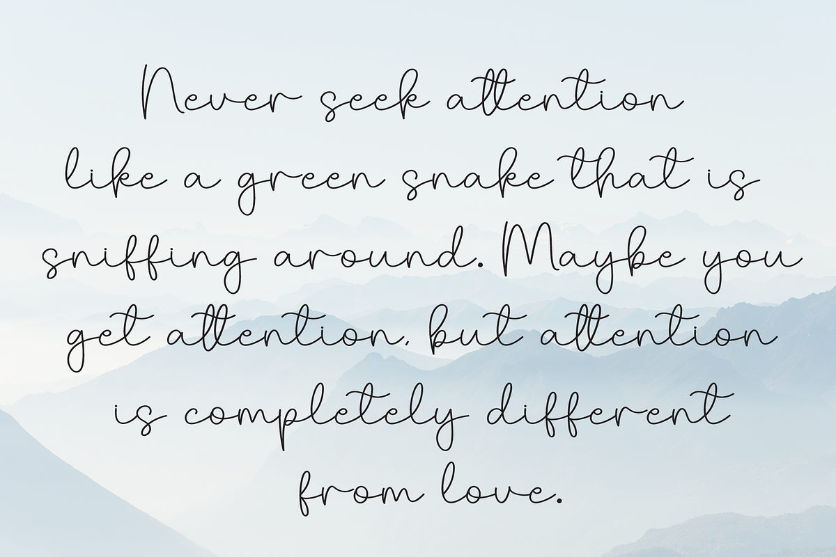 Beauty Nature | Script Font, a Handwritten Font by Scratchones (Photo 6 of 8)