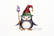 Cute Chibi Watercolor Animals, an Object Illustration by New-School-Wave (Thumbnail 2 of 5)