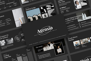 Agensio Powerpoint Template, a Presentation Template by Faiz zakharia