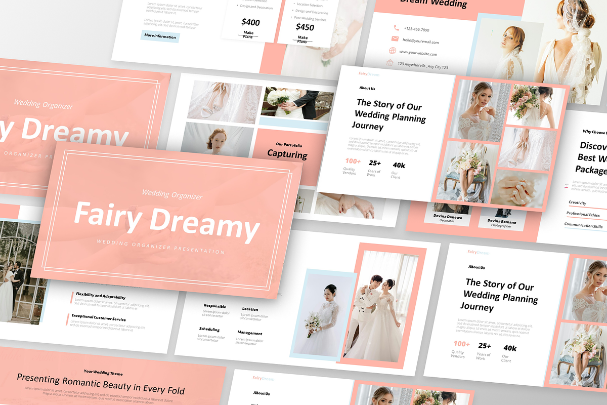 Fairy Dream - Wedding Organizer, a Presentation Template by GraphauseProject (Photo 4 of 6)