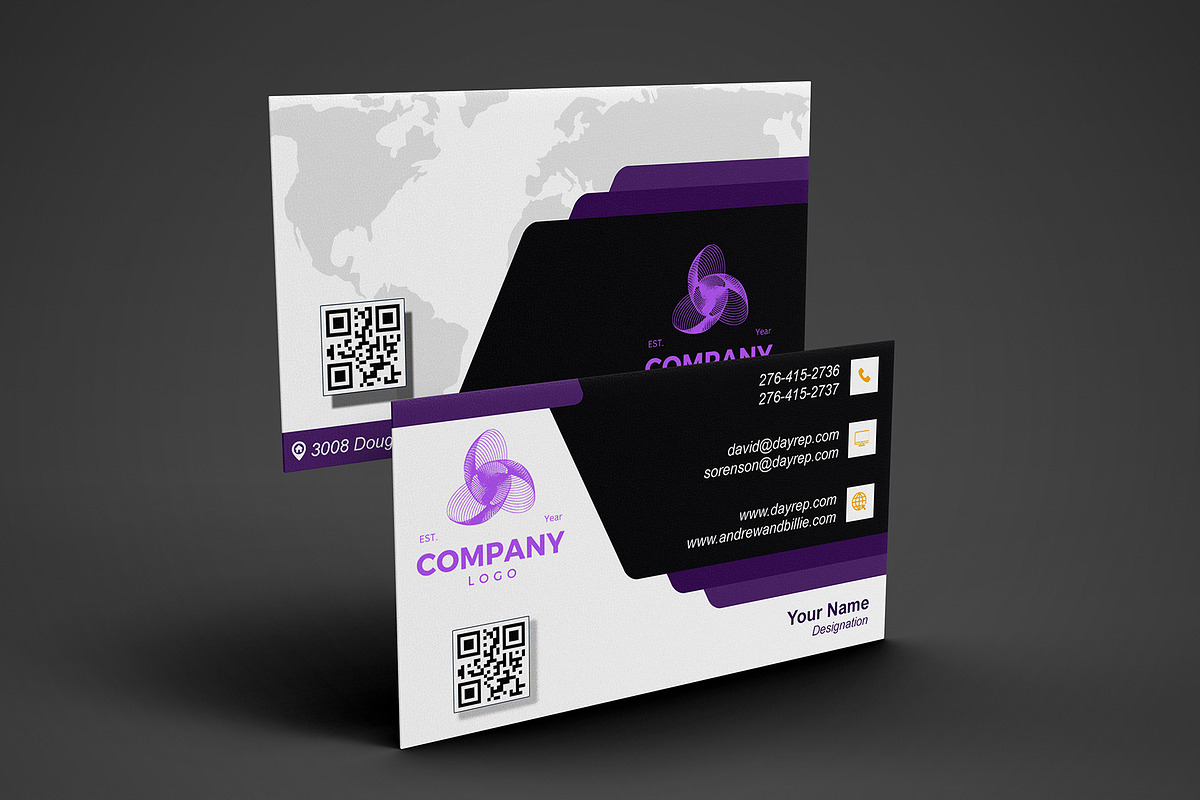 Professional Team Business Card preview 3