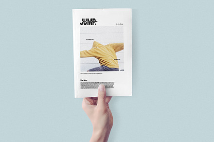 MF Hand Holding Book Cover Mockup