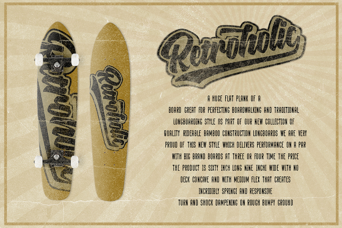 ASTERIK || Layered Bold Script, a Script Font by Rochart (Photo 9 of 12)