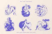 Mystical Drawings of Self-Love Pack, a Healthcare Illustration by Luna Studio (Thumbnail 5 of 16)